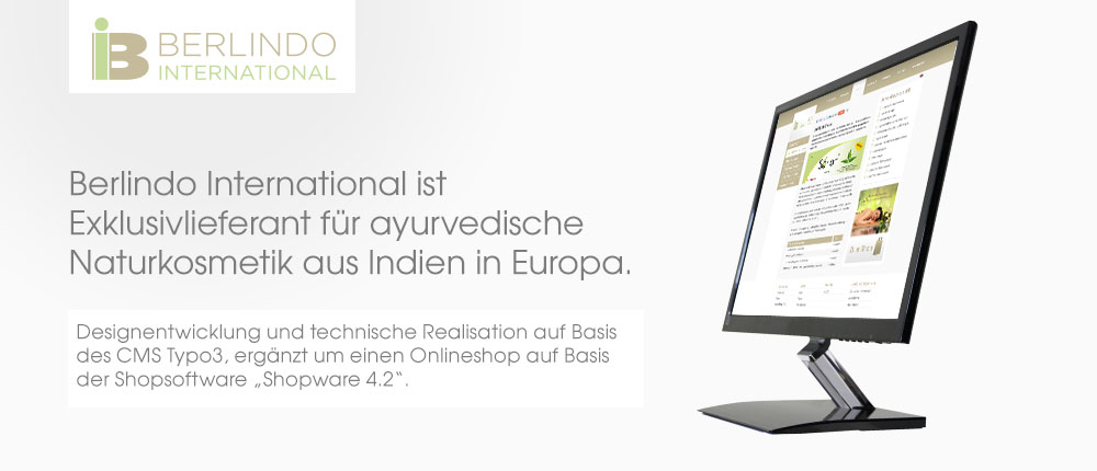 Referenz: Internetseite in Typo3 für Rühe Healthcare (Berlindo International)